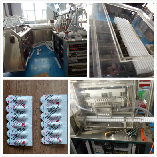 Producto de la industria farmacéutica Zs-U Máquina de llenado y sellado de formación de supositorios