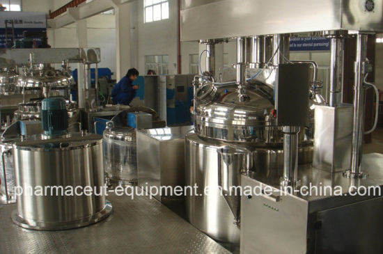 Máquina emulsionante de vacío de crema de tubo suave BSIT con estándares GMP (TFZR)