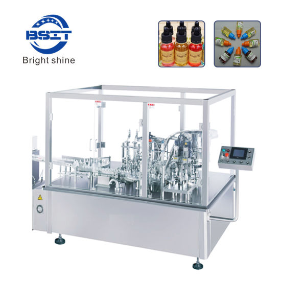 Máquina automática de llenado de botellas pequeñas para E Liquid / Máquina de llenado de aceite de CBD