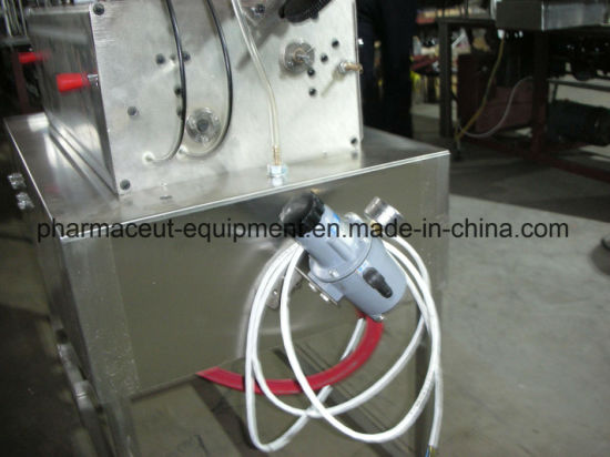 Máquina de llenado y sellado de líquido de ampolla de aceite de oliva con bomba de vidrio de 2 cabezales (5-10 ml)
