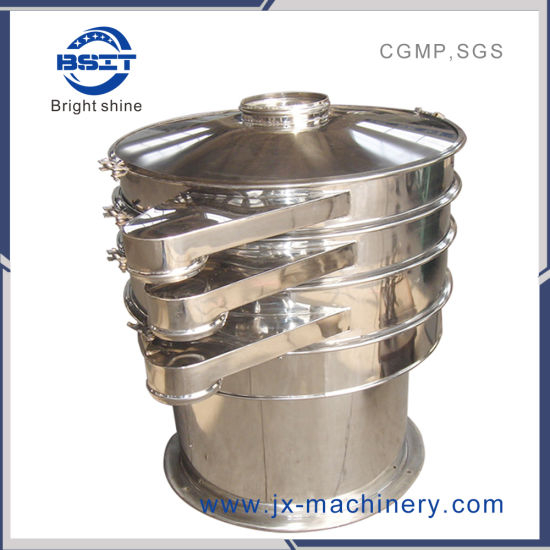 3 puntos de venta de SUS304 Venta caliente de acero inoxidable China Sifter de vibración de buena calidad para farmacéutico 