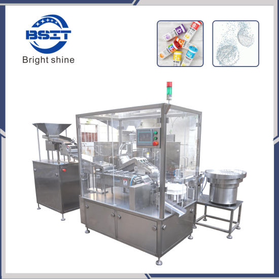 Fábrica de fabricación Máquina de llenado de tabletas de botella recta / Máquina de envasado de tabletas efervescentes (BSP40A)