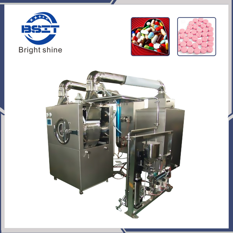 Máquina de recubrimiento de tabletas de alta eficiencia El azúcar soluble de azúcar con estándares GMP