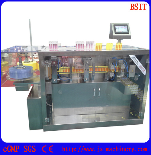 Maquinaria farmacéutica Máquina de sellado de llenado de líquido de ampollas de plástico (estándares cGMP)