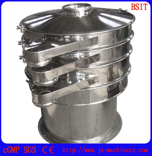 3 puntos de venta de SUS304 Venta caliente de acero inoxidable China Sifter de vibración de buena calidad para farmacéutico 